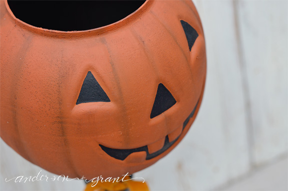 Halloween Jack O' Lantern Candy Bowl | www.andersonandgrant.com