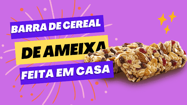 Barra de Cereal Feita em Casa