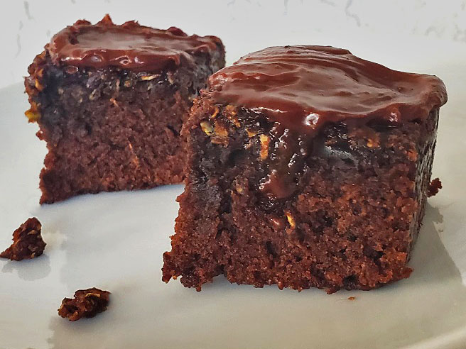 brownies made with zucchini