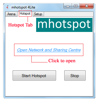 hotspot tab Cara Share Koneksi Internet Melalui WiFi dengan mHotSpot