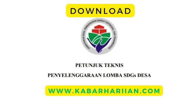 Download Petunjuk Teknisn Penyelenggaraan Lomba SDGs Desa KEMENDES PDT 2023