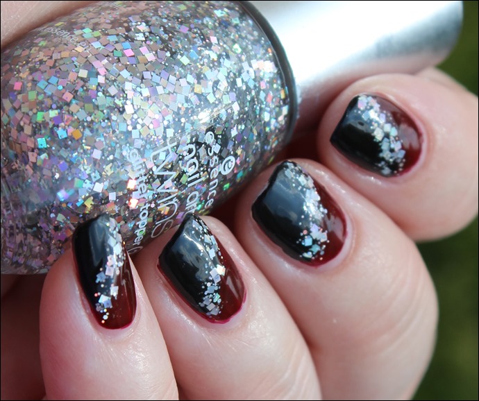 Bordeaux Glitter Nail Art 06