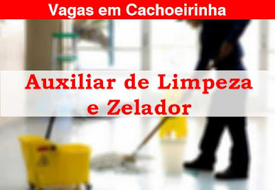 Empresa seleciona Auxiliar de Limpeza e Zelador em Cachoeirinha