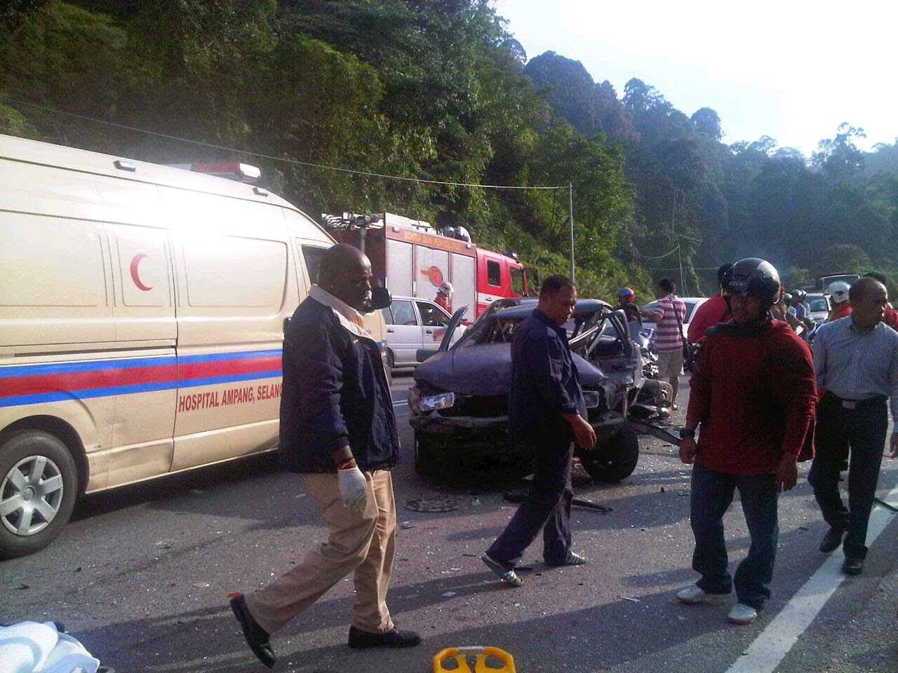 Kemalangan Di Bukit Ampang Oh Media