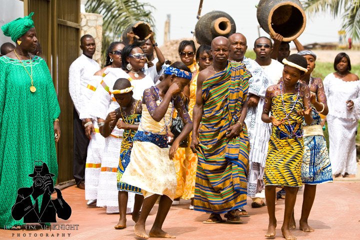  of the groom's family in the traditional Ghanaian wedding ceremony