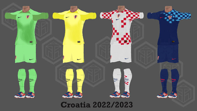 Croatia 2022-2023 Kits For PES 2013