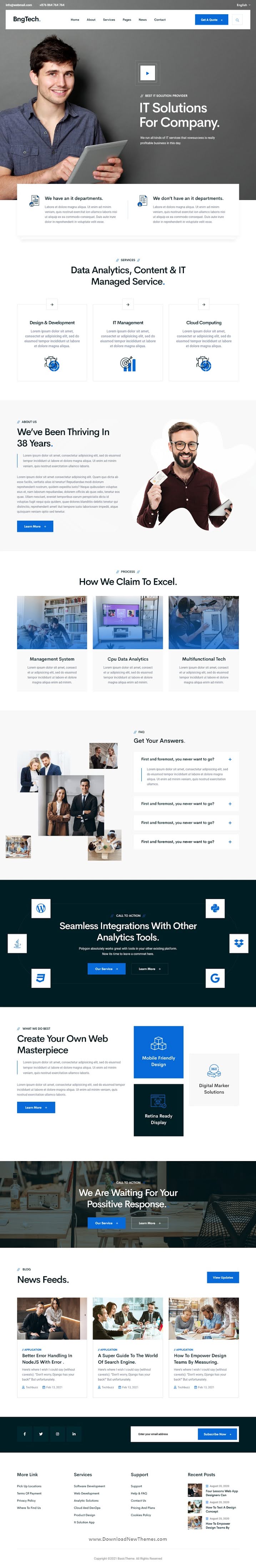 IT Solutions WordPress Theme