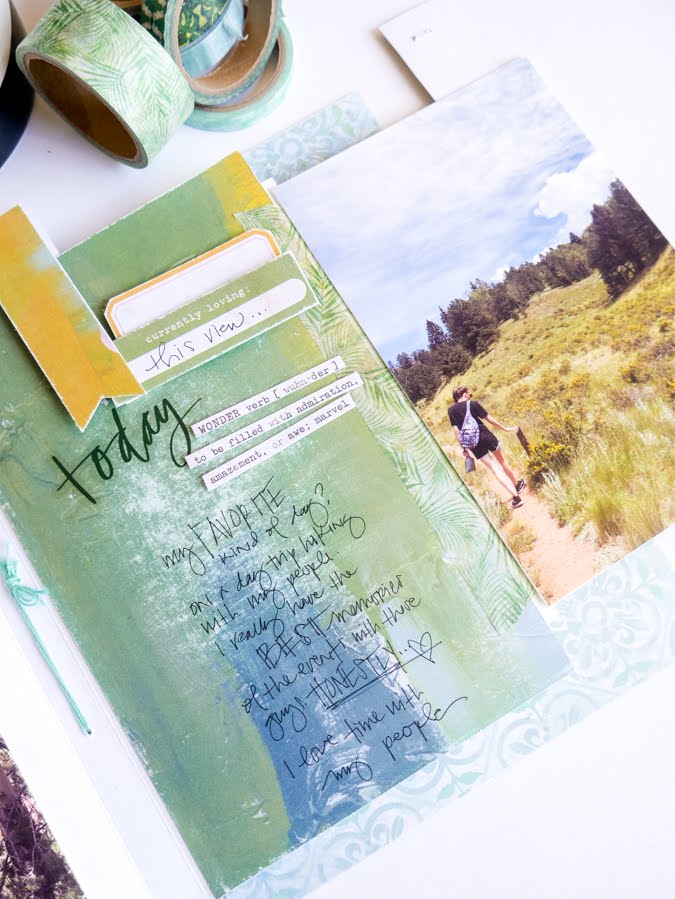 Creating a Heidi Swapp Art Walk Adventure Mini Album by Jamie Pate