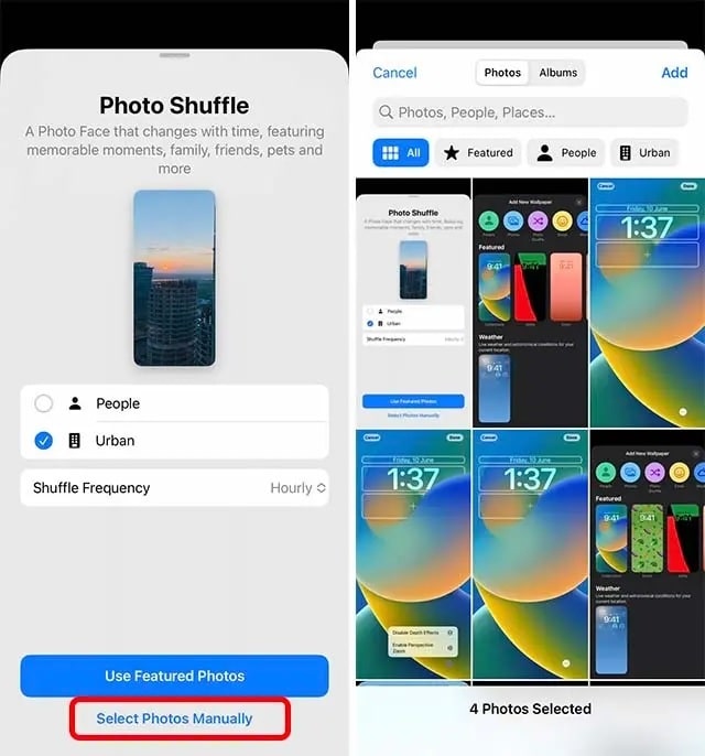 Use Multiple Wallpapers in iOS16 lock screen
