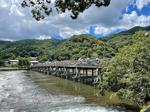 Muni La Terrasse [Kyoto, JAPAN] - Michelin star Alain Ducasse French bistro in Arashiyama amazing view to Togetsukyo Bridge (渡月橋)