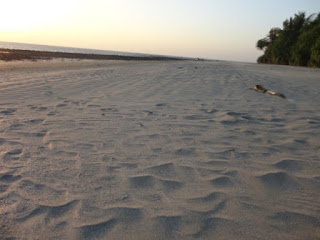 sand of the saint martin Island.