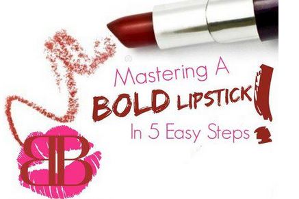 Mastering A Bold Lipstick By Barbie's Beauty Bits