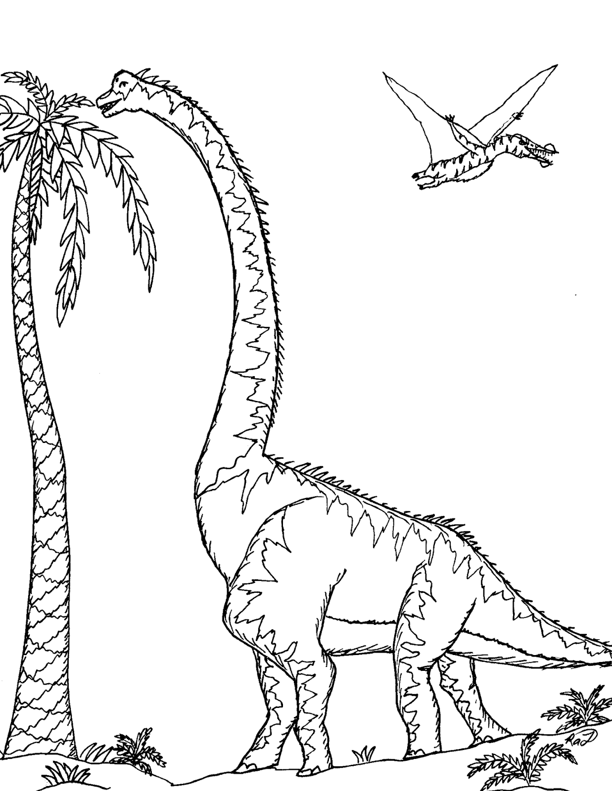Download Robin's Great Coloring Pages: Biggest Dinosaurs, The Sauropods