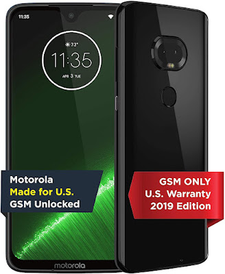Moto G7 Plus | Unlocked | Made for US by Motorola | 4/64GB | 16MP Camera | 2019 | Black