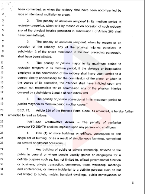  The Death Penalty bill otherwise known as the House Bill 01 has been approved in the House of Representative  and is only awaiting for the decision of the plenary to be implemented. What are the provisions of the Death Penalty Bill and what crimes can get you executed?   House Bill 01 is consist of 23 pages that contains full texts of the entire bill duly approved by the majority of Congressmen of the 17th Congress of the House of Representatives with vote of 12 in favor, 6 against and 1 who abstained to vote.                                    All the images are from the official website of the House of Representatives.                               What are the crimes punishable by death according to the Death Penalty Bill?    ©2016 THOUGHTSKOTO