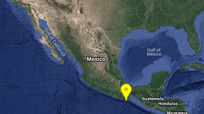 Epicentro sismo Oaxaca, 23 de julio 2020