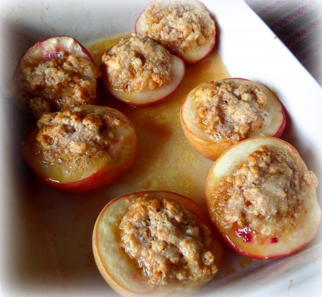 Amaretti Stuffed Peaches