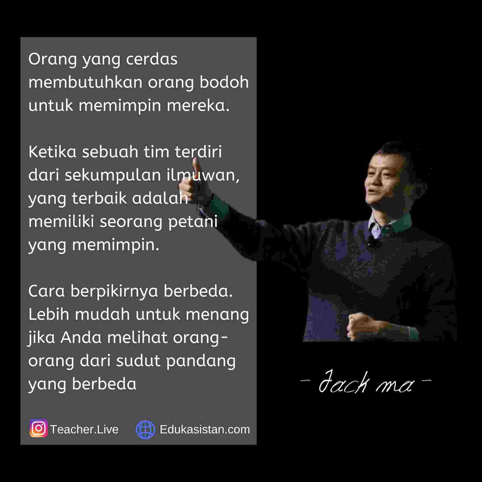 20 Kata Kata Bijak Jack Ma Yang Penuh Makna Dan Inspiratif