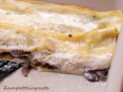 Lasagne con i funghi