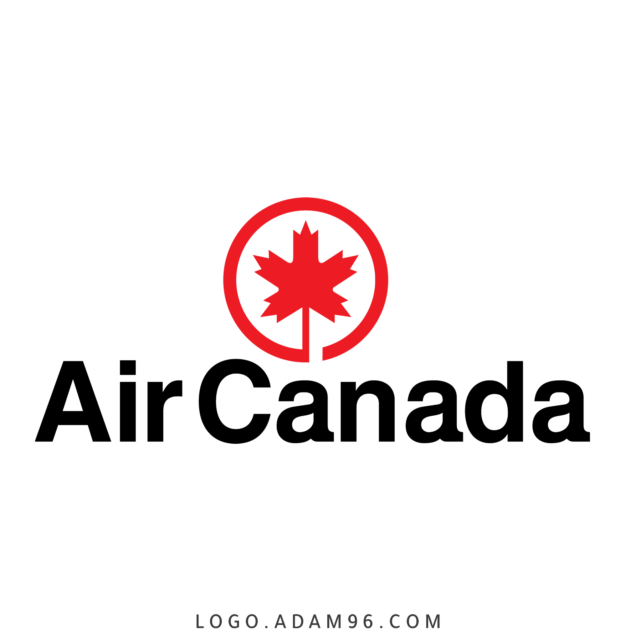 تحميل شعار الطيران الكندي لوجو رسمي عالي الجودة Logo AIR CANADA PNG