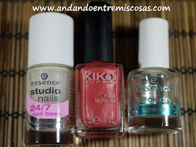 Esmaltes utilizados