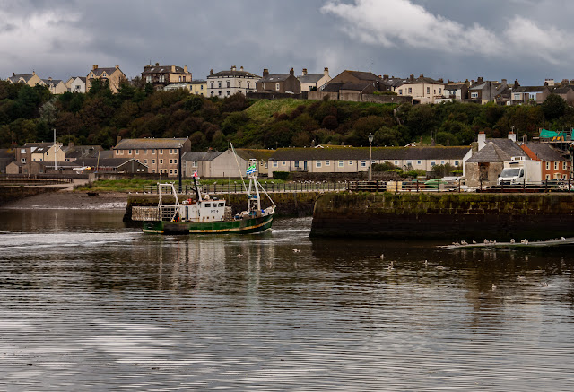 Photo of Silver Stream returning to Maryport Harbour