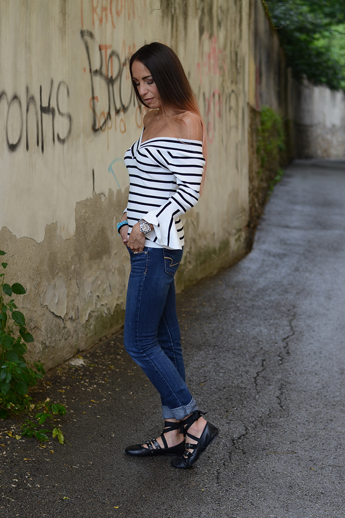 jeans e ballerine