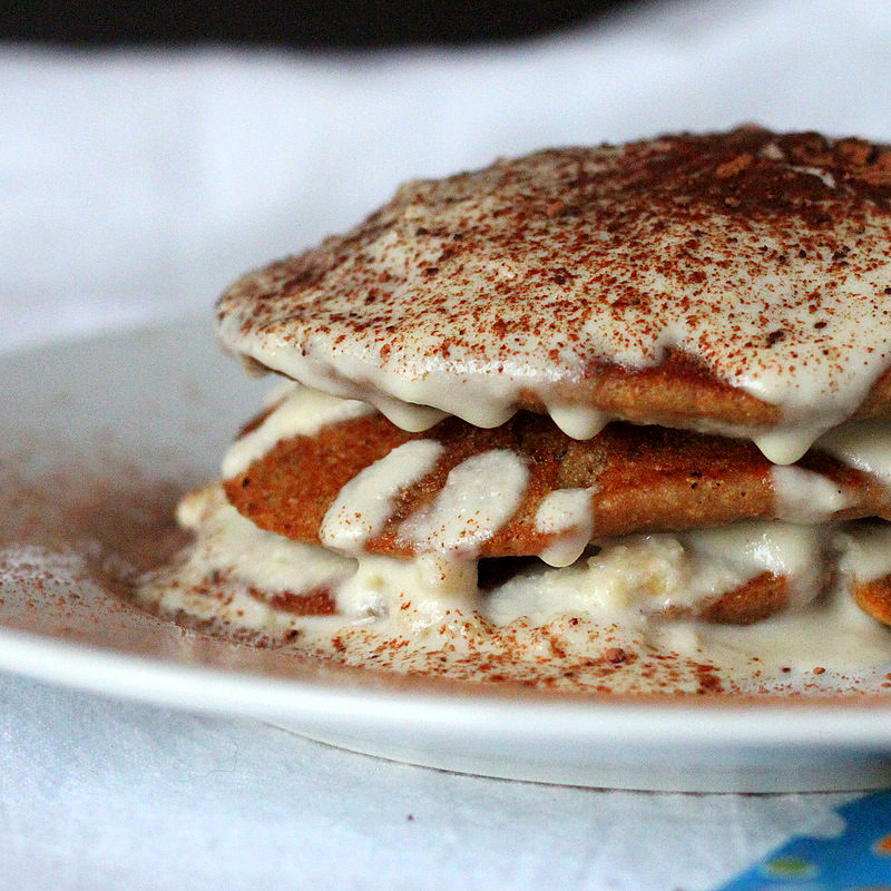 Pancakes! Tiramisu pancakes Vegan tiramisu