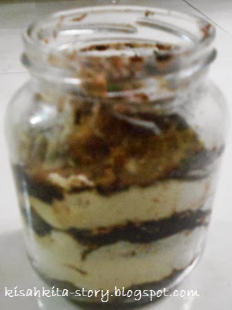 Idayuni: Resepi Tiramisu dalam Balang (Tiramisu in Jar)