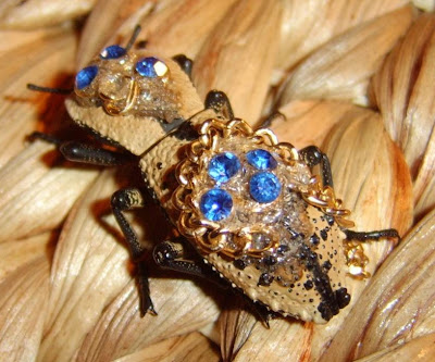 Although wearing jewelencrusted beetle jewelry has recently become a fad 