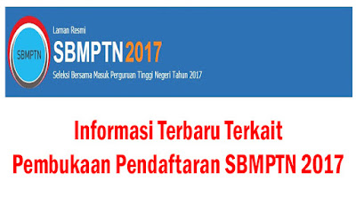  Ketua Umum seleksi bersama masuk perguruan tinggi negeri  Informasi Terbaru Terkait Pembukaan Pendaftaran SBMPTN 2017