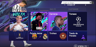 Download FIFA 21  for Android UCL Mod (Apk+Obb+Data) Latest Update ☯ Manager Mode Problem Fixed ☯ April 1st MOD 2021