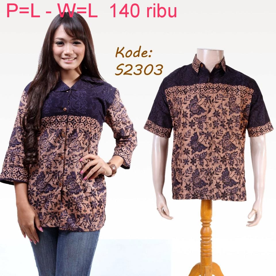 Baju Couple Batik Modern Model Terbaru | Model Baju Batik