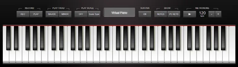 Piano App by Virtual Drumming