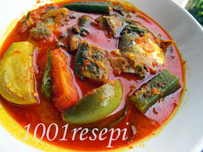 Koleksi 1001 Resepi: asam pedas ikan terubuk masin