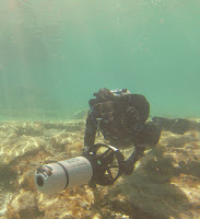 diver on SUEX XJoy 7 leaving green bay cyprus