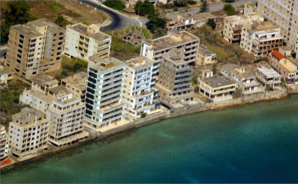Ghost town of Varosha Famagusta Northern Cyprus