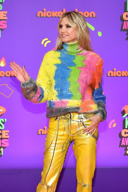 Heidi Klum at Nickelodeon’s 2021 Kids’ Choice Awards in Santa Monica