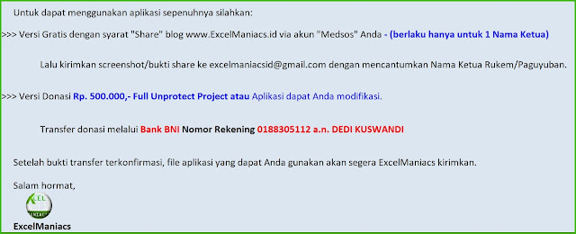 Aplikasi Excel Iuran Rukun Kematian