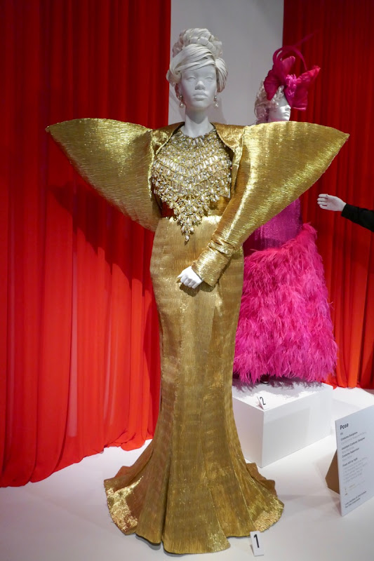 Dominique Jackson Pose season 1 Elektra gold gown