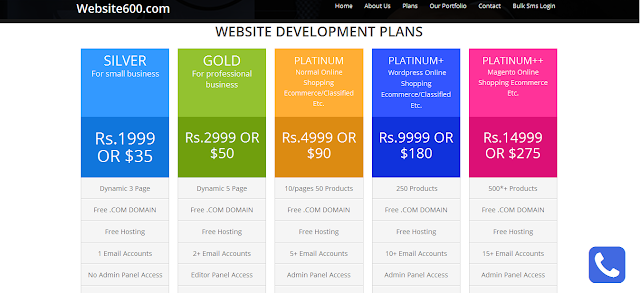 Website600.com Dynamic Website Low Pice