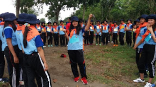 outbond kegiatan pra kuliah PSPP Penerbangan