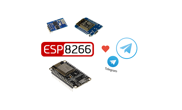 Aplikasi ESP8266 dengan Telegram (CTBot)