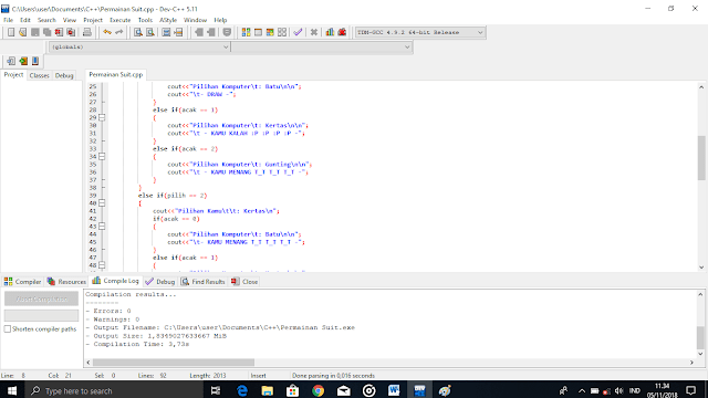 belajar membuat permainan sederhana menggunakan C++