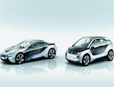 BMW i3 and i8 concept cars