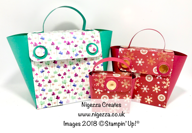 Resized Classic Gift Bag Using Joyous Noel DSP Nigezza Creates