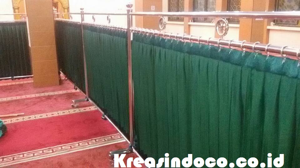 Hijab Masjid Stainless Pesanan Masjid Nurul Huda Lenteng Agung Jakarta Selatan