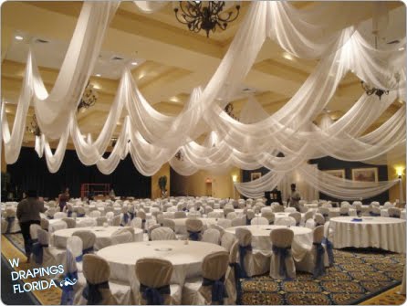 Wedding Ceiling Drapery On Sale This Week middot LED Lighting and