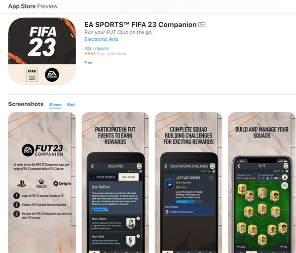 Download EA SPORTS™ FIFA 23 Companion APK cho Android, iOS, Máy tính a1