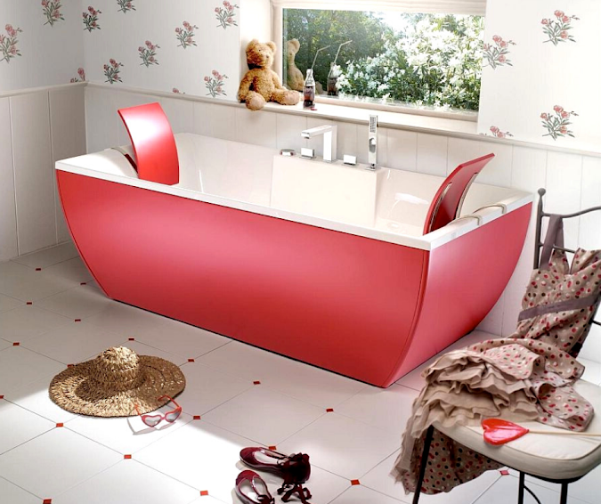 Different Colored Bathtubs